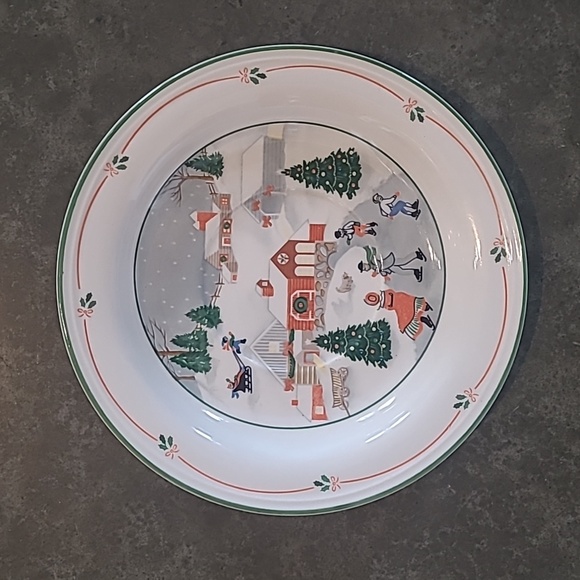 VINTAGE SANGO SILENT NIGHT CHRISTMAS SAUCERS SET OF 4 - Picture 2 of 5